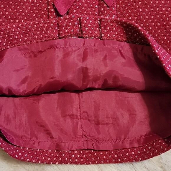 JANIE AND JACK RED WOOL SLEEVELESS POLKA DOT DRESS, SIZE 12-18 MONTHS - NWOT - Picture 5 of 10